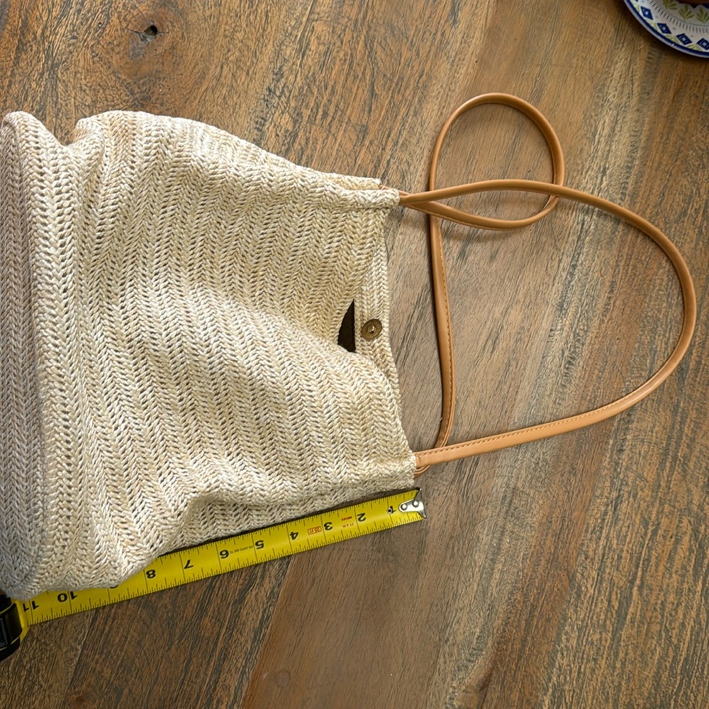 Natural bucket purse
